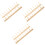 3Pcs Lightweight Wooden Thread Stand Beige Sewing Spool Storage Rack 5