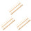 3Pcs Lightweight Wooden Thread Stand Beige Sewing Spool Storage Rack 4