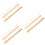 3Pcs Lightweight Wooden Thread Stand Beige Sewing Spool Storage Rack 9