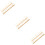 3Pcs Lightweight Wooden Thread Stand Beige Sewing Spool Storage Rack 11
