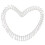 4Pz Giubbotto Catena Strass Argento Moda Waist Chain 1