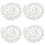 4Pz Giubbotto Catena Strass Argento Moda Waist Chain 6