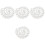 4Pz Giubbotto Catena Strass Argento Moda Waist Chain 4