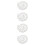 4Pz Giubbotto Catena Strass Argento Moda Waist Chain 9