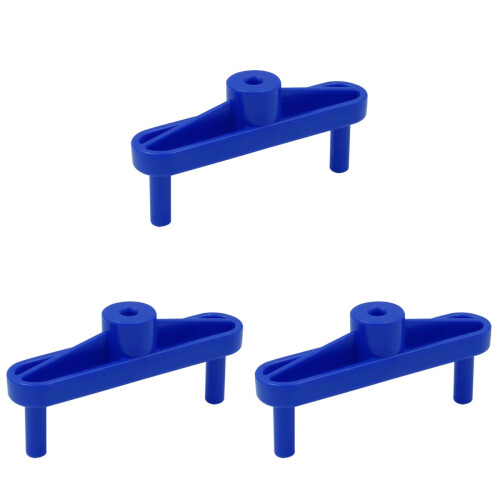 3Pcs Abs Plastic Hole Positioner Drill Tool Woodworking Gauge 1