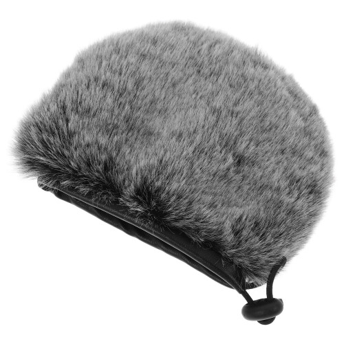 5Pcs Universal Grey Mic Covers Plush Protective Microphone Accessories 1