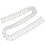 4Pz Giubbotto Catena Strass Argento Moda Waist Chain 11
