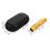 1Set Golden Microphone Amplifier Adapter Metal Plastic for Home Studio 2