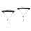2Pcs Saxophone Shoulder Strap Adjustable Anti-Skid Hook Belt Black 4