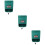 3Pcs Green Wall Mount Mail Box Plastic Suggestion Box Lock 10