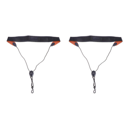 2Pcs Saxophone Shoulder Strap Adjustable Anti-Skid Hook Belt Black 1