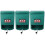 3Pcs Green Wall Mount Mail Box Plastic Suggestion Box Lock 5