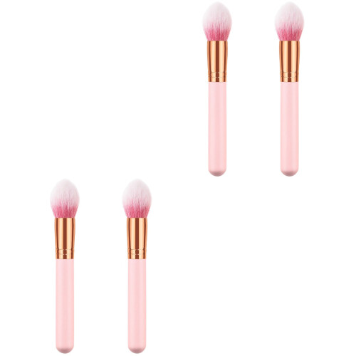 2 Pieces Cream Blush Brush Highlighter Professional Makeup Powder 2