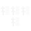 80Pcs White Plastic Mesh Sheets Durable Cross Shape for Kids Crafting 6