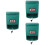 3Pcs Green Wall Mount Mail Box Plastic Suggestion Box Lock 7