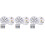 3Pcs Waterproof Underwater Light White LED Submersible Candle Lights 6