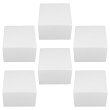 6Pcs 5.89 Inch Square Foam Cake Dummy For Beginners