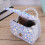 3St Witte Glitter Sequin Clutch Met Ketting Dames 7