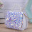 3St Witte Glitter Sequin Clutch Met Ketting Dames 3