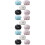 15Pz Cuffie Salone Resistenti Elastiche Colorate Per 8