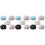 15Pz Cuffie Salone Resistenti Elastiche Colorate Per 4