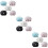 15Pz Cuffie Salone Resistenti Elastiche Colorate Per 9