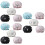 15Pz Cuffie Salone Resistenti Elastiche Colorate Per 7