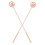 8Pz Spazzole Bottiglie Cannucce Silicone Rosa Compatte 2