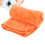 2Pcs Solid Color Orange Fleece Pet Blanket Lightweight Warm 10
