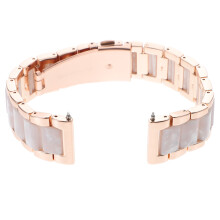 5St Roségouden Metalen Horlogeband , Roestvrij Staal, Anti-Slip