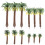36Pz Mini Alberi Decorativi Verdi in Per Layout E Scenari 1
