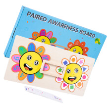 2 Set Puzzle Numerici Bambini Giocattoli Educativi Design Girasole
