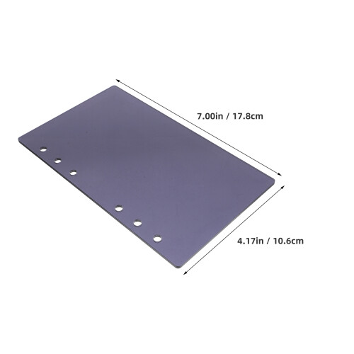 A6 Losse Notebook Cover: Acrylische 6- Binder Shell 2
