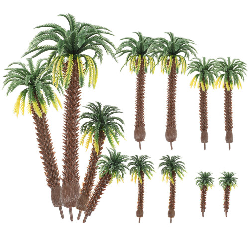 36Pz Mini Alberi Decorativi Verdi in Per Layout E Scenari 1