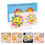 2 Set Puzzle Numerici Bambini Giocattoli Educativi Design Girasole 5