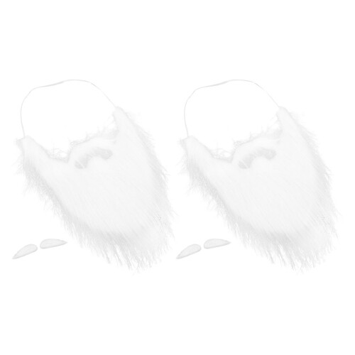3Set Barba Bianco Con Fascia Elastica Per Costume