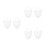3Set Barba Bianco Con Fascia Elastica Per Costume 5