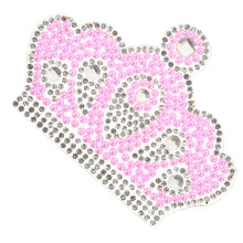 4Pz Toppe Rosa Con in Resina Per Moda