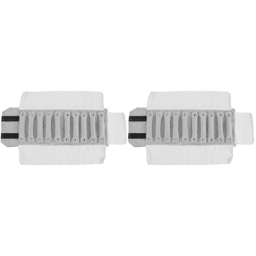 2Pz Rotolo Organizer Gioielli Bianco Portable Per Anelli E 1