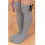 1Paio Over Knee Bambina Cotone Spesso Fiocco 1