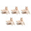 5Conjuntos Banheira Transparente Para Hamster Com Abs+ 5