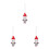 3St Wol Auto Spiegelhanger Diddelphid Creatieve Decoratie 10