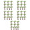 50 Pcs Plastic Coconut Tree Ornaments Sand Table Miniature 8