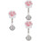 3Conjuntos Relógio Rosa Cartoon Com Design Original 7
