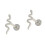 2St Minimalistische Oorbellen S925 Dames Studs Elegant 4