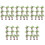 50 Pcs Plastic Coconut Tree Ornaments Sand Table Miniature 4