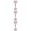 3Conjuntos Relógio Rosa Cartoon Com Design Original 9
