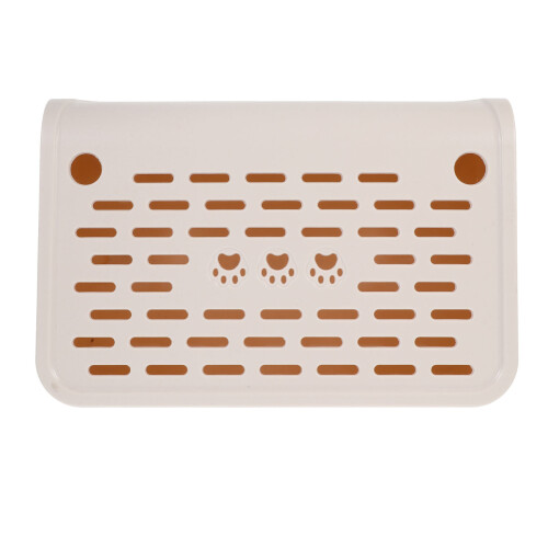 2St Kattentrap ABS Khaki Kattenbak Gemakkelijk Schoon Te Maken 2