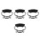 4Pcs Kitchen Pot Lid Handles Black Bakelite Non-Slip Cookware Grip 8