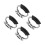 4Pcs Kitchen Pot Lid Handles Black Bakelite Non-Slip Cookware Grip 6